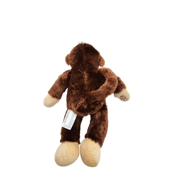 Build-A-Bear Workshop Brown Monkey Plush Stuffed Animal Toy 16" - Picture 2 of 3